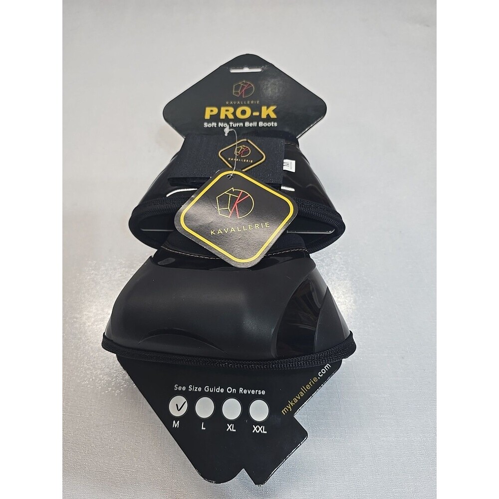 🔥Kavallerie PRO-K Soft No Turn Bell Boots Ultimate Hoof Protection M